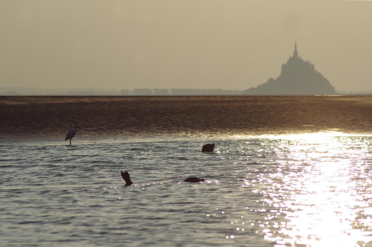Charmante Maison De Pecheur En Baie Du Mont Saint Michel Genêts Exterior foto
